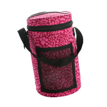 Travel Crochet Bag Knitting Project Bag for Crochet-Rose Red
