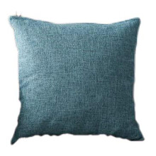 Coussin décoratif idéal pour de multiples espaces, lot de 2, 45 x 45 cm, coloris uni, texture lin.