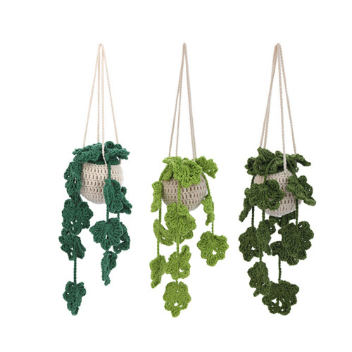 DIY Handmade Crochet Kits for Beginners-3 hanging basket com 1