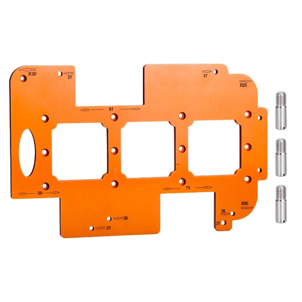 Efficient Woodworking Hole Cutter Template For Accurate-7X6cm 7754000783632