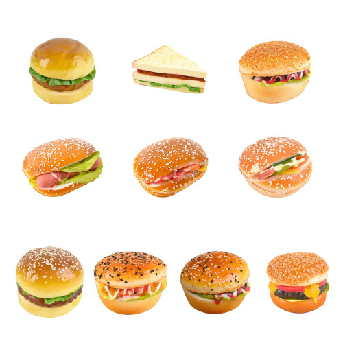 Artificial Food Bread Model PU Texture Perfect for Home-Type I 1