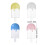 12Pcs Clear Candy Organizers Plastic Containers Small-Yellow 4