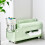 Durable Tissue Box Cover with Multipurpose Storage Space-Yellow 5