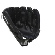 PU Batting Glove For Baseball And Softball 10.5 Inch Kids Training And Competition Glove Black