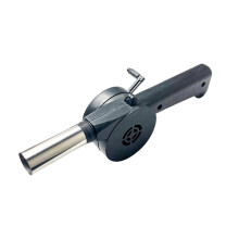 Compact Hand Crank Air Blower Noiseless Operation for Camping