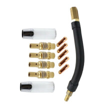 Permanente 0,8 mm lascontacttip-mondstukset,-Set van 12 stuks