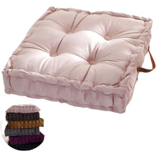 Coussin de sol élégant pour la méditation, coussin épais avec poignée de transport facile pour le yoga et la méditation, coussin de méditation