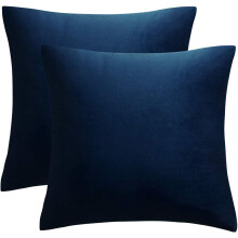 Housse de coussin décorative en velours avec fermeture éclair invisible, entretien facile pour une longue durée de vie, idéale pour embellir le
