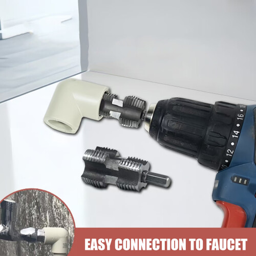Electric Drill Compatible PVC Pipe Threader PVC-1 wire opener 2