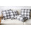 Μαξιλαροθήκες Farmhouse Checker Plaids για εξωτερικούς χώρους, με υφή λινού, κρυφό κλείσιμο 7