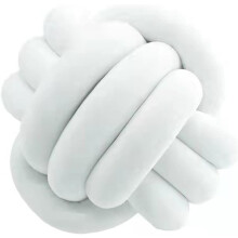 Coussin décoratif unique Knot Pillow, en velours doux garni de coton PP, pour une décoration intérieure moderne et ludique
