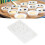Silikon-Fondantform, Stern-Mond-Gesicht, 12