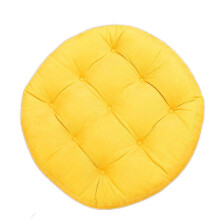 Coussin multifonctionnel pour le yoga et la méditation, bleu marine, 56 x 56 cm, tissu doux à mémoire de forme, coussin d'assise épais pour une