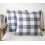 Housses de coussin décoratives en coton et lin, design rustique polyvalent avec fermeture éclair invisible (gris et blanc, lot de 2) 5