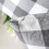 Housses de coussin décoratives en coton et lin, design rustique polyvalent avec fermeture éclair invisible (gris et blanc, lot de 2) 3