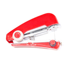 Portable Manual Handheld Sewing Machine For Quick Stitching-Red