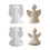 Moule en Silicone polyvalent en forme d'aile d'ange,-modèle 1 2