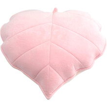 Coussin décoratif en forme de feuille, tissu doux et confortable de haute qualité avec un design tridimensionnel, coussin de sol en peluche