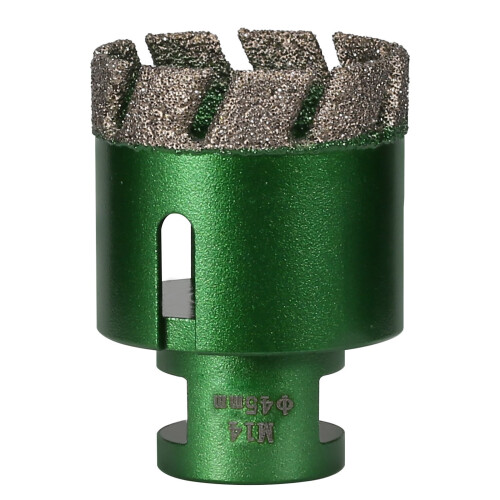 Diamantine Coated Brazed Hole Cutter With M14 Thread For-45mm