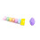 Decorative Easter Hanging Eggs Multicolor Glitter Easter Decor Reusable Plastic Easter Eggs Lightweight Foam Ornaments with Strings Ready to Hang Brig 1