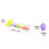 Decorative Easter Hanging Eggs Multicolor Glitter Easter Decor Reusable Plastic Easter Eggs Lightweight Foam Ornaments with Strings Ready to Hang Brig 7