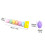 Decorative Easter Hanging Eggs Multicolor Glitter Easter Decor Reusable Plastic Easter Eggs Lightweight Foam Ornaments with Strings Ready to Hang Brig 8