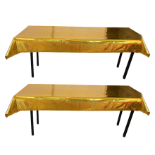 Fețe de masă din plastic cu iridescență, efect unic de reflexie pentru nunți și zile de naștere, strălucitoare și decorative pentru masa de