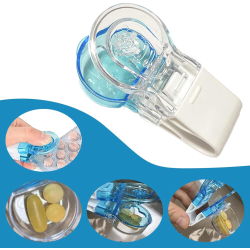 Pill Popper For Blister Packs Two Pack Blue Pill Pusher 2