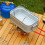 Multifunctionele buitenpannenset Functionele buitenkookbox met 4