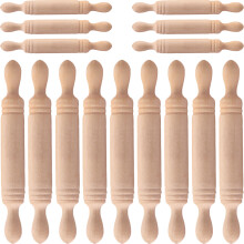 30Stk Holz Nudelholz Für Kinder Rollenspiel Spielzeug