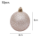 Timeless Christmas Tree Decorations, Shatterproof Clear Plastic Baubles with Embedded Sparkling Decorations 2