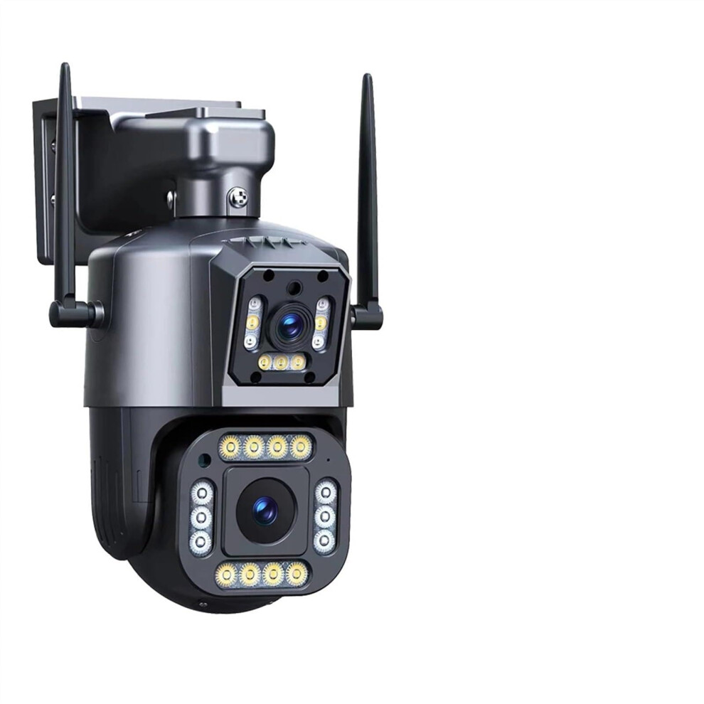 Security Cameras Wireless Outdoor 16Mp 8K Ip Camera, 10X Zoom, Threescreen Ptz, Color Night Vision, 32Gb Card Included 9323874370699