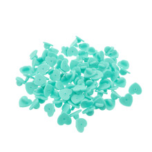 100 unidades fecho alfinete com base borracha para broche