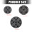 Professioneel tuingereedschap-Wortelcontrolechassis 20CM 3