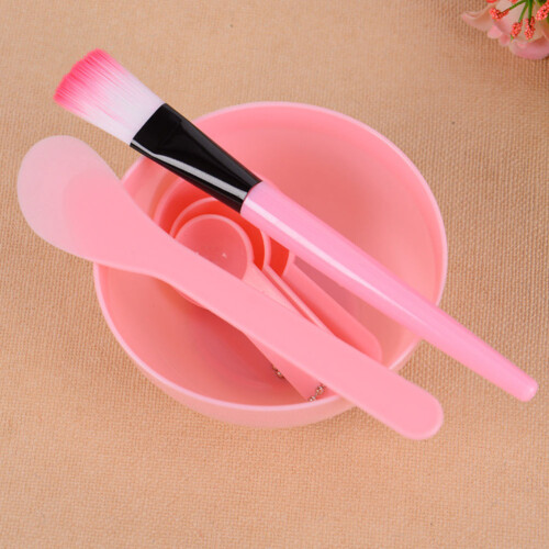 4 Set Ciotola Te Per Maschera Con (Rosa) 2