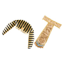 Conjunto De Chapéu De Para Cosplay Com Peça De Cabeça Egípcia E