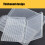 Portable Hook Design Plastic Drill Bit Holder Box For-Size 3 7