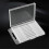 Portable Hook Design Plastic Drill Bit Holder Box For-Size 3 4