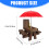 Natural Wood Squirrels Corn Feeders Stable Structure for Outdoor 2