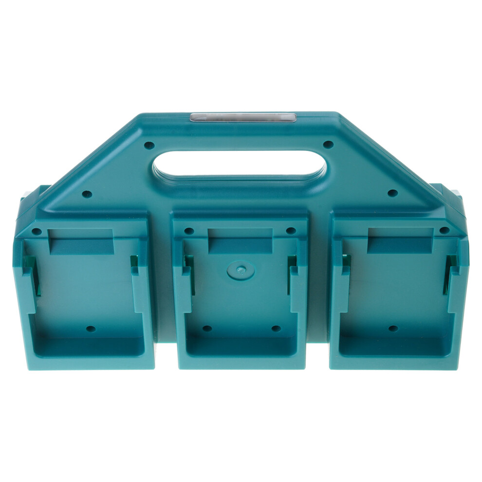 Practical 18V Battery Storage System Nonslip Base-6 Slots Green 7696000809571