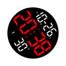 Restaurant Wall Clock Modern Fashionable Clock Wall Clock-Red