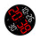Restaurant Wall Clock Modern Fashionable Clock Wall Clock-Red 1