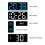 Restaurant Wall Clock Modern Fashionable Clock Wall Clock-Red 5