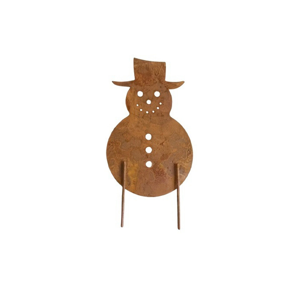 Santa Snowman Metal Garden Stake Recyclable Materials-25Cm 7696000797175
