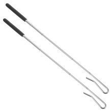 2 Stuks RVS Marionettenhandvaten Handpop Metalen Accessoire