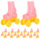 10Paren Miniatuur Rollerskates Plastic Voor Tiny House 9