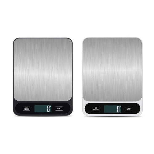High Precise 1g Digital Kitchen Scale 5kg/10kg-White 10kg 1g 1