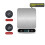 High Precise 1g Digital Kitchen Scale 5kg/10kg-White 10kg 1g 6