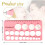 Easy Nipple Measuring Device With Flange Guide Double Side-Pink 3