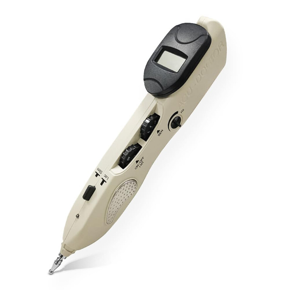 Acupuncture Pen Electronic Acupuncture Therapy Meridian Pen With Automatic Acupoint Finder 3 Massage Heads Rechargeable